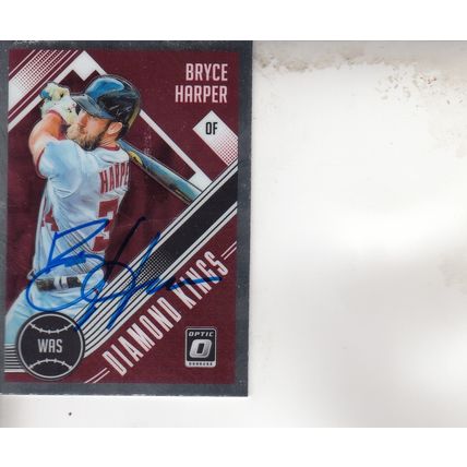 BRYCE HARPER 2019 AUTOGRAPHED PHILADELPHIA PHILLIES ALL-STAR OUTFIELDER DIAMONDK