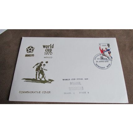 1970 GB Cover - Mexico Football World Cup Final - England last day as holders