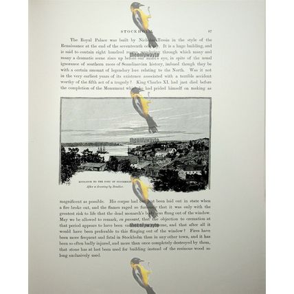 Entrance To Port Of Stockholm (1), Sweden, Book Illustration (Print), 1892