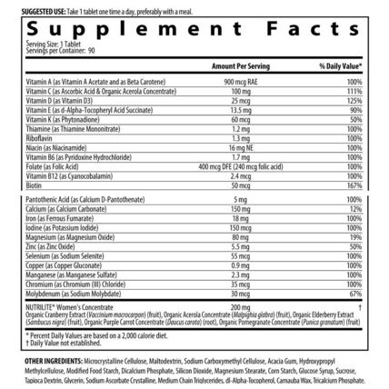 Nutrilite™ Women’s Daily Multivitamin Tablets – 90 Tablets