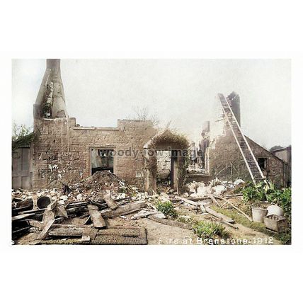 iwc030 - Fire at Branstone 1912 , Isle of Wight - print 6x4