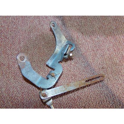 1973 Dodge Plymouth 400 Big Block Throttle Cable Bracket & Kickdown Linkage OEM