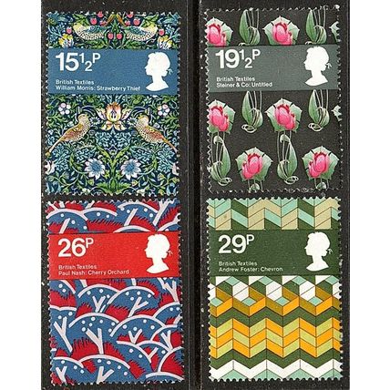 1982 - GB - Textile - Set - Very Fine Used - Stock Clearance