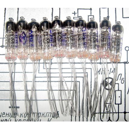 6J2B-V / 6Zh2B-V USSR Tiny HF Pentode Vacuum Tube MELZ. OTK. NEW 10pcs 1976