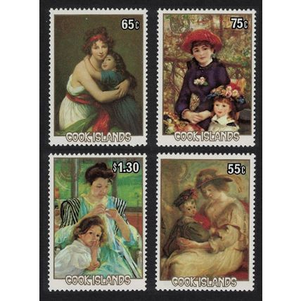 Cook Is. Painting Rubens Renoir 1985 MNH SG#1030-1033