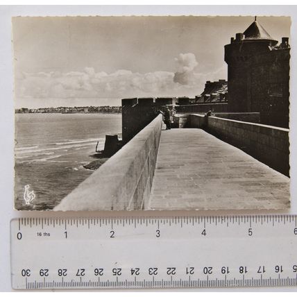 old postcard Saint Malo, Ramparts