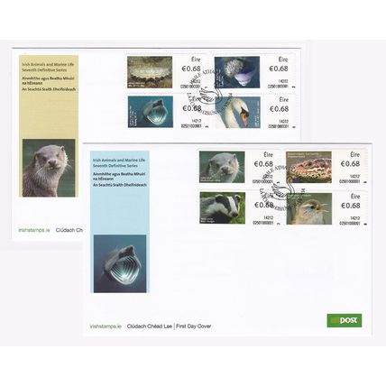 Ireland (Irish, Eire) First Day Cover 2014 Animal & Marine Life SOAR pair