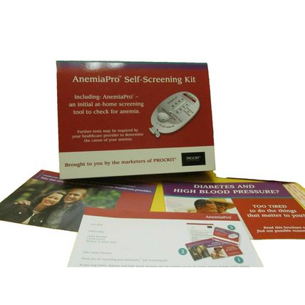 AnemiaPro Diabetes Self-Screening Kit by Procrit for Collection Purpose Only