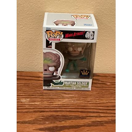 Funko Pop! Mars Attacks! Martian Soldier #1877 Funko Exclusive (Box & Protector)