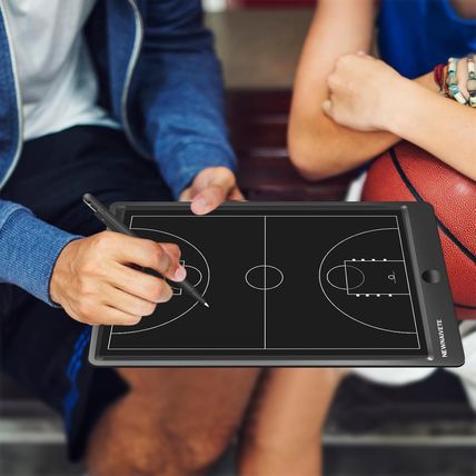 Electronic Basketball Coach Board - Premium Tactical Marker Board with Large LCD
