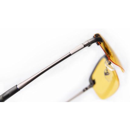 Night Driving Glasses anti Glare Polarized with Stylish Case - Night Vision/ Tac