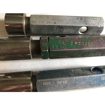 LOT THE PIPE MACHINERY INSPECTION GAGE GO NO GO 1.253 1.260 1.253,1.2605,1.26,ET