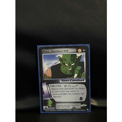 Black Takedown Drill - 127 - Limited Edition Saiyan Saga Dragon Ball Z Trading C