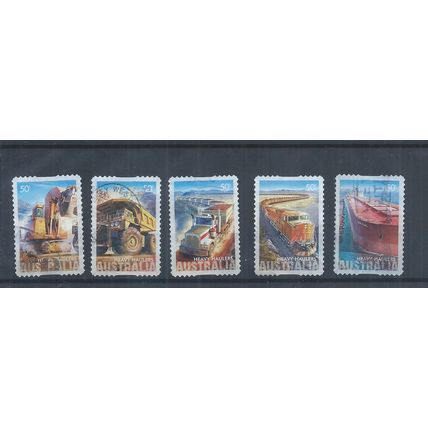 Australia stamps. 2008 Heavy Haulers Self-adhesive white border used. (AF024)