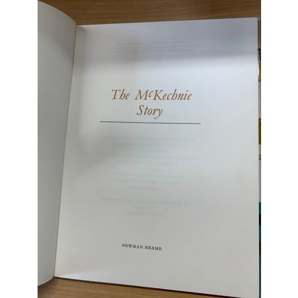 RARE* 1965 "THE McKECHNIE STORY" 1ST EDITION ILLUSTRATED HARDBACK BOOK (P3)