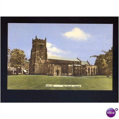 Staffordshire CANNOCK Church Postcard by Frith (CNK 133)