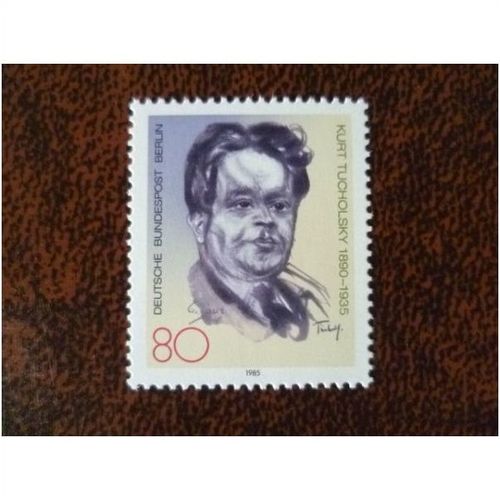 West Berlin Germany 1985 Kurt Tucholsky mint stamp SGB711 writer journalist