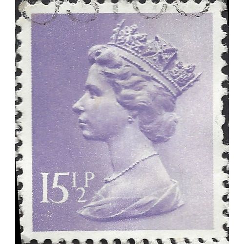 GB, Queen Elizabeth Machin, light violet 1981, 15½p, #2