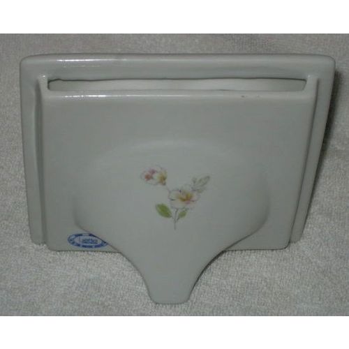 Liette International Floral Porcelain Picture Frame hand decorated in the USA