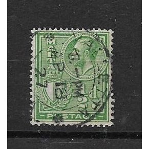 Malta.SG158 1/2d Yellow-Green.Fine Used.Mar17a