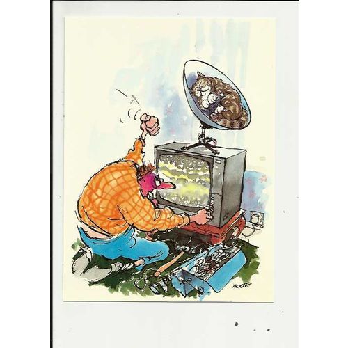 TV REPAIR MAN (Holte) Athena Postcard (0650246)