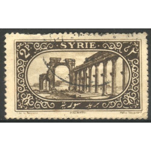 Syria 1925 - SG182 - 2p brown - Palmyra - used