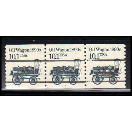 2130cv 10.1c Oil Wagon Very Fine MNH Dry Gum PNC 2/3 Number Gap Blk DGap PA2620