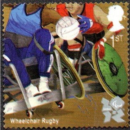 2011 Olympic &Paralympic Games 1st Val. Wheelchair Rugby. FUsed. SA/DC Off Paper