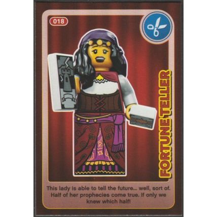 Lego Trading Card - Create The World - 018 Fortune Teller