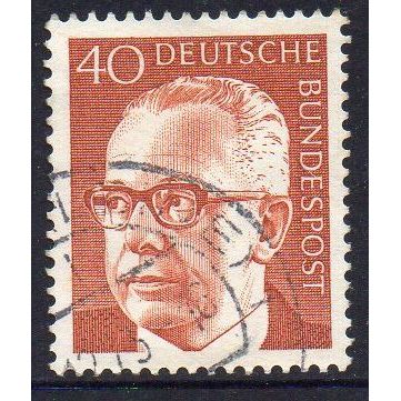 Germany 1970 Gustav Heinemann 40Pfg Used