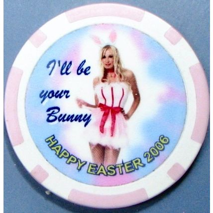 Angel's Ladies. Brothel Casino Chip. Beatty, NV. Easter 2006. BR08.