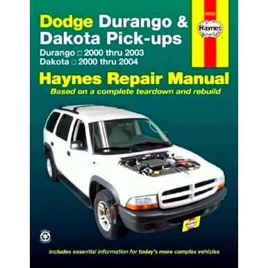 Dodge Durango Dakota Pick-Ups Automotive Repair Manual - Dodge Durango Models 20