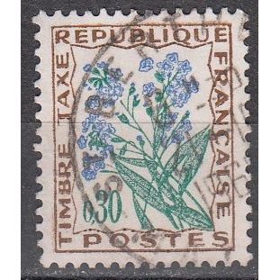 France 1964 Michel Taxe 99 O Cote (2008) 0.30 € Myosotis Cachet rond
