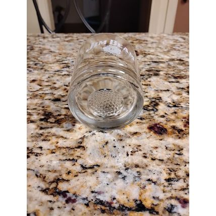JIM BEAM BOURBON-Whiskey/Rocks Glass-GOLF BASE-NEW-FAST