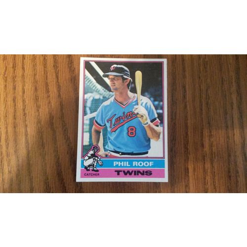 1976 Topps Card # 424 Phil Roof Very Good (3) Minnesota Twins