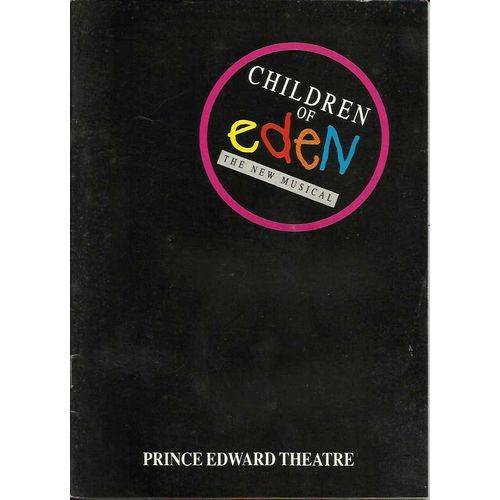 CHILDREN OF EDEN Ken Page 1991 Prince Edward Theatre Programme