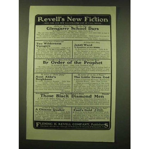 1902 Fleming H. Revell Ad - Revell's New Fiction