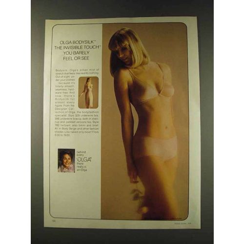 1979 Olga Bodysilk Ad, 329 Bra 396 Braslip 760 Halfpant