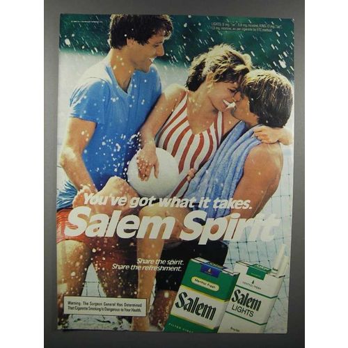 1983 Salem Cigarette Ad - Salem Spirit