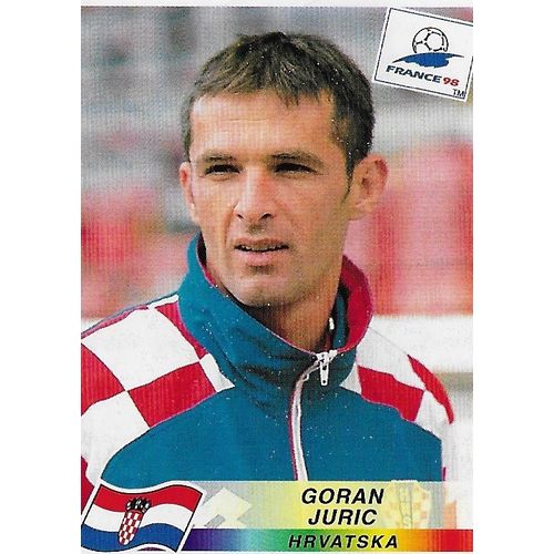 Panini's FIFA World Cup France 1998 Stickers: No.537 - Jurić (Goran)