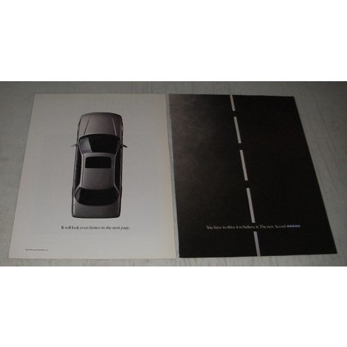 1990 Honda Accord Ad - It will look even better on the next page