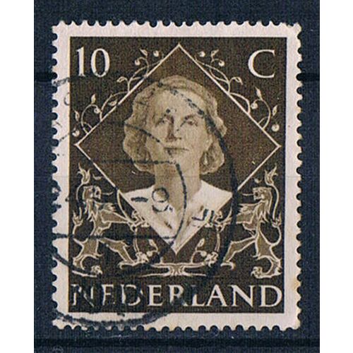 Netherlands 1948 SG672 ne22 Coronation 10c Used Stamp