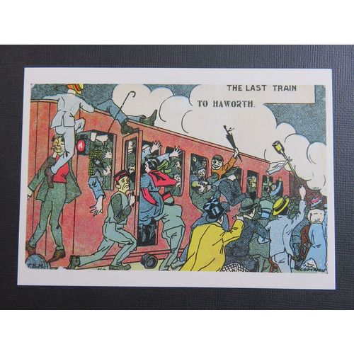 Keighley & Worth Valley Railway Cartoon Repro WV123 Postcard #29