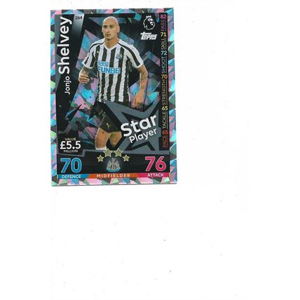 Match Attax 2018/19 264 jonjo Shelvey Newcastle United Star Player