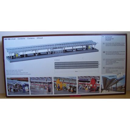 Faller HO 193 / 120193 Scenic Dock Station ICE - Platforms Building Kit unbuilt