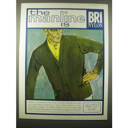 1965 BRI Nylon Advertisement - The manline is BRI Nylon