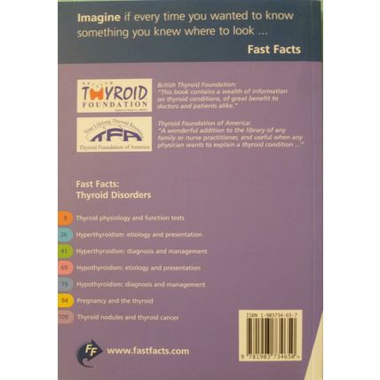 FAST FACTS THYROID DISORDERS by GILBERT H DANIELS & COLIN M DAYAN