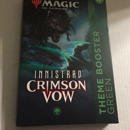 New Magic the Gathering Innistrad Crimson Vow Green Theme Booster - 35 Cards