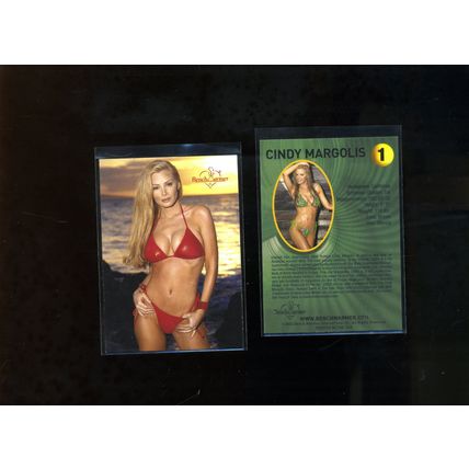 CINDY MARGOLIS 2002 Benchwarmer #1 HOT BLONDE Model/Playboy/Actress NM