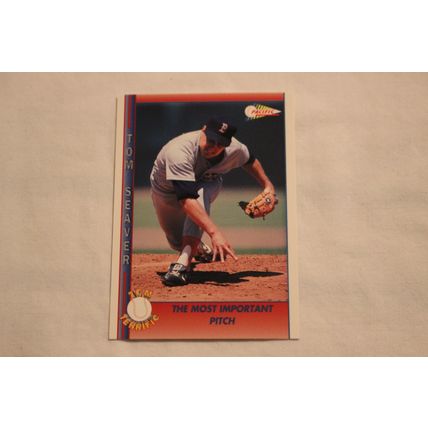 Tom Seaver 1992 Pacific TOM TERRIFIC N0. 102 THE MOST IMPORTANT PITCH